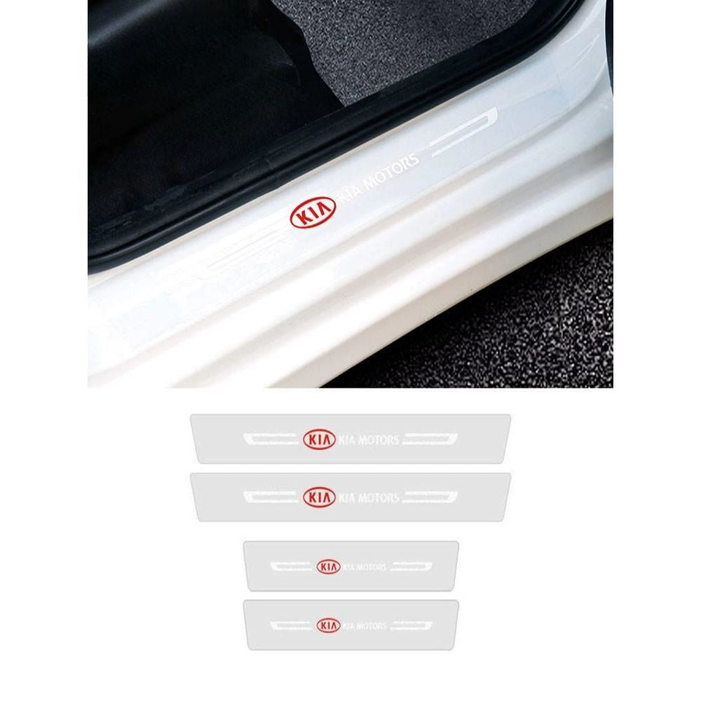 Protections de seuil de porte avec logo