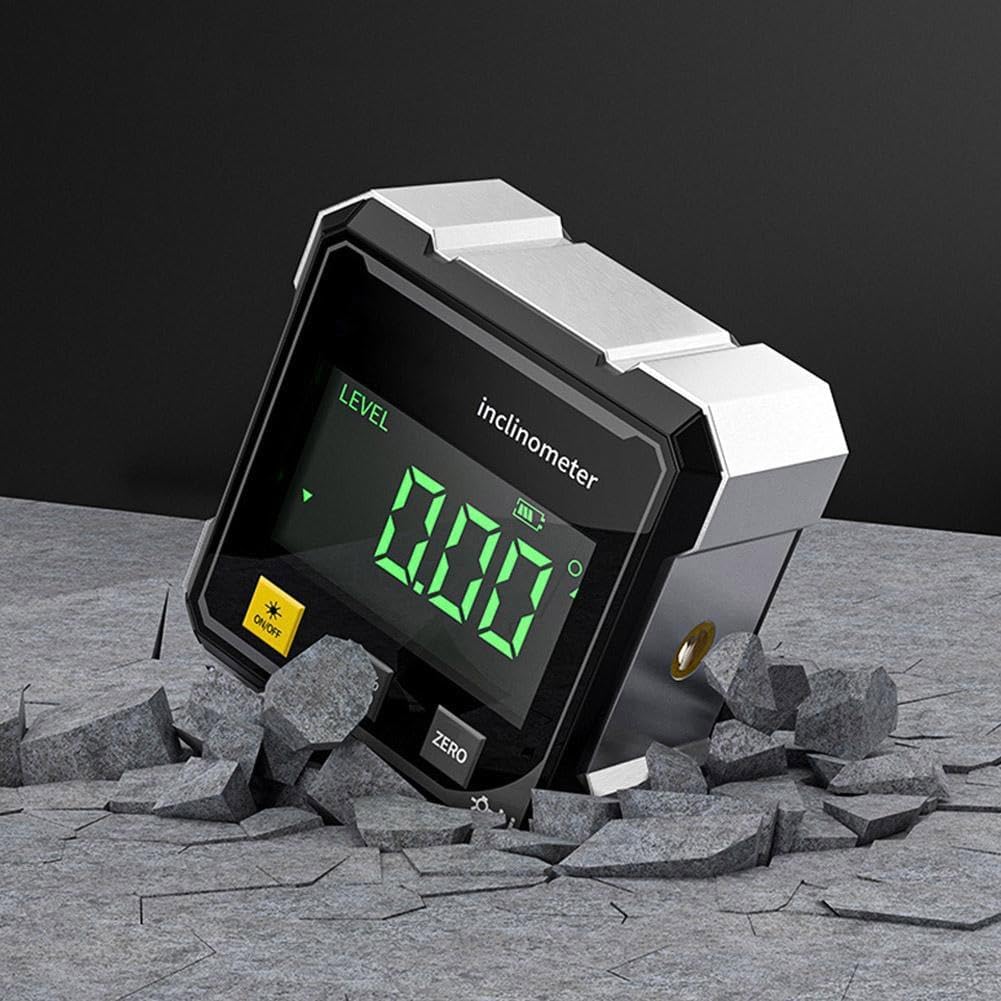 Nível angular digital magnético a laser